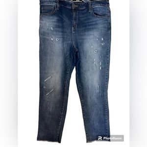 Universal Threads: Men’s Distress Denim Jeans Size 18WR W20” R14” I27”